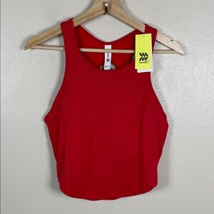 NWT All in Motion Women's XXL Red Crop Top